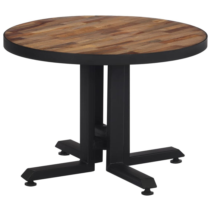 Măsuță de cafea rotundă, Ø55x40 cm, lemn masiv de tec reciclat - WALTI WALTI
