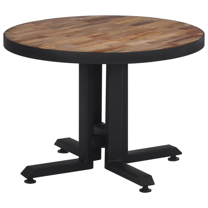 Măsuță de cafea rotundă, Ø55x40 cm, lemn masiv de tec reciclat - WALTI WALTI