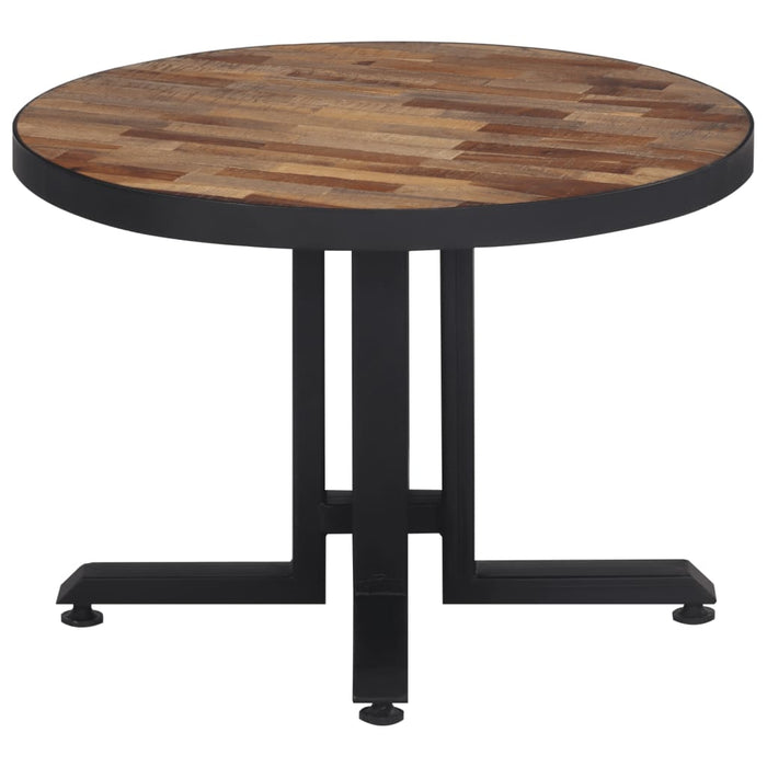 Măsuță de cafea rotundă, Ø55x40 cm, lemn masiv de tec reciclat - WALTI WALTI