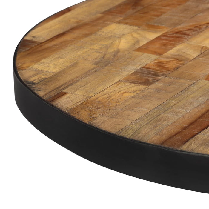Măsuță de cafea rotundă, Ø55x40 cm, lemn masiv de tec reciclat - WALTI WALTI