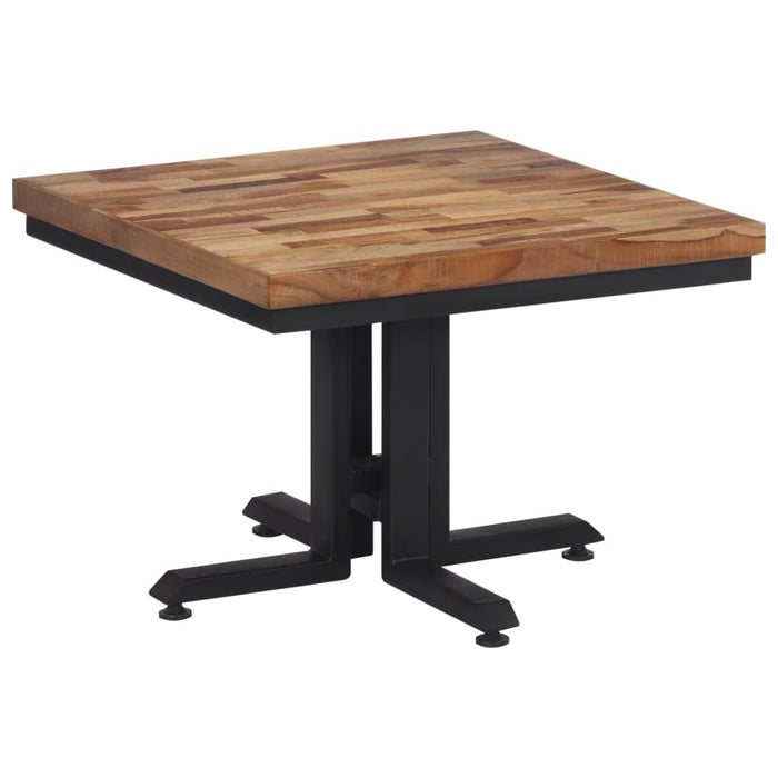 Măsuță de cafea, 55x55x40 cm, lemn masiv de tec reciclat - WALTI WALTI