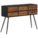 Masă consolă cu sertare, 116x30x76 cm, lemn masiv tec reciclat - WALTI WALTI