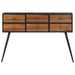 Masă consolă cu sertare, 116x30x76 cm, lemn masiv tec reciclat - WALTI WALTI