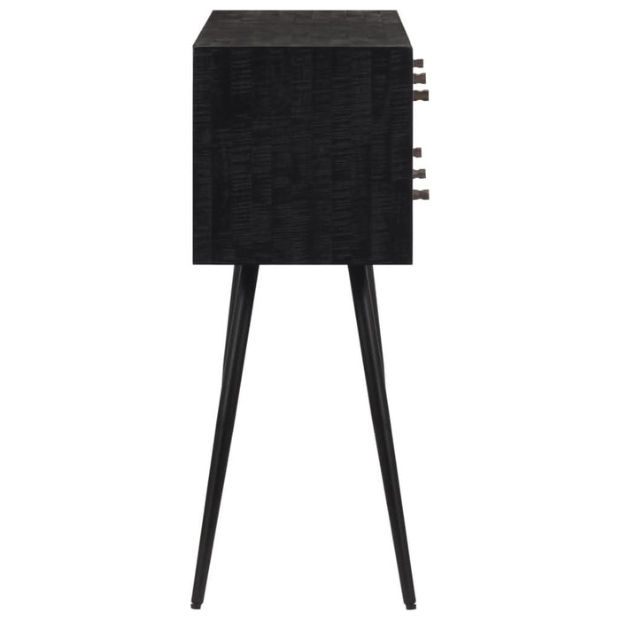 Masă consolă cu sertare, 116x30x76 cm, lemn masiv tec reciclat - WALTI WALTI