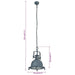 Corp de iluminat suspendat, 34x34x146 cm, aluminiu - WALTI WALTI