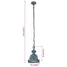 Corp de iluminat suspendat, 29x29x138 cm, aluminiu - WALTI WALTI