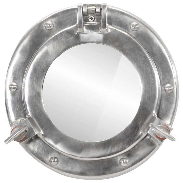 Oglindă hublou de perete, Ø23 cm,-aluminiu și sticlă - WALTI WALTI