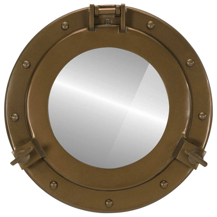 Oglindă hublou de perete Ø30 cm-aluminiu și sticlă - WALTI WALTI