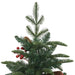Pom Crăciun artificial cu balamale, conuri, fructe roșii 150 cm - WALTI WALTI