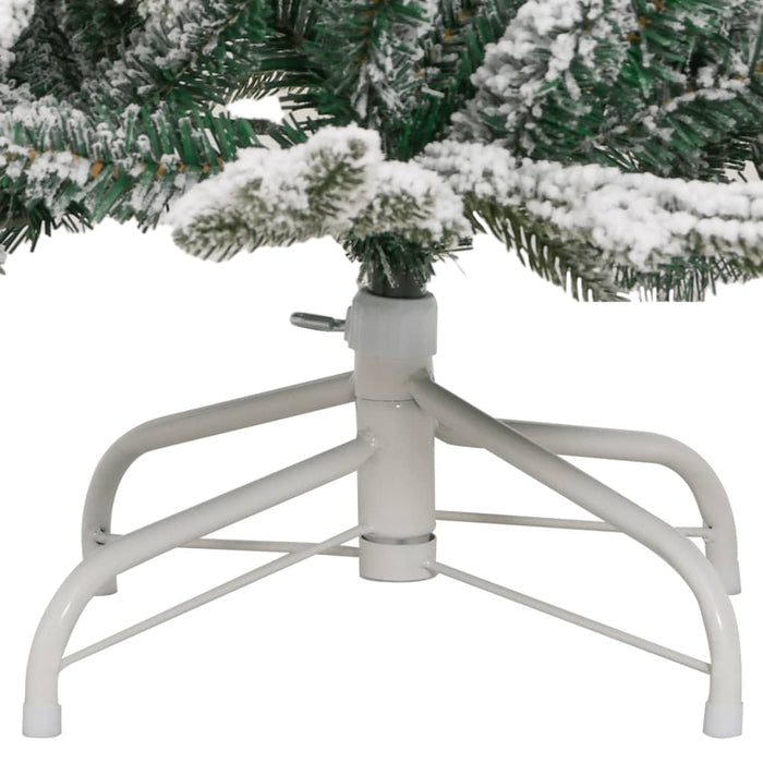 Brad de Crăciun artificial cu balamale și zăpadă, 120 cm - WALTI WALTI