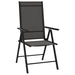 Set mobilier pentru grădină, 7 piese, negru, aluminiu - WALTI WALTI