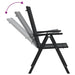 Set mobilier pentru grădină, 7 piese, negru, aluminiu - WALTI WALTI