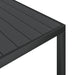 Set mobilier pentru grădină, 7 piese, negru, aluminiu - WALTI WALTI