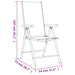 Set mobilier pentru grădină, 7 piese, negru, aluminiu - WALTI WALTI