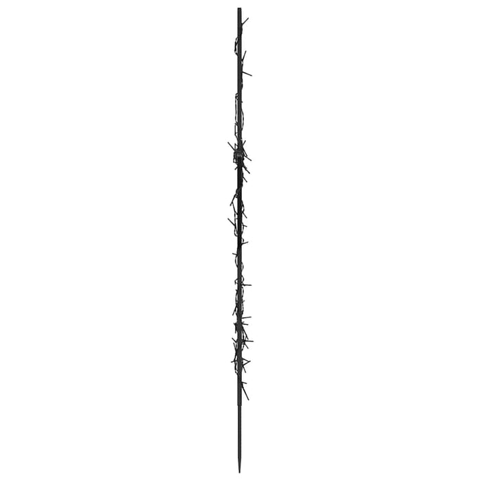 Decorațiune stea cu lumini de Crăciun cu țăruși, 80 LED, 60 cm - WALTI WALTI