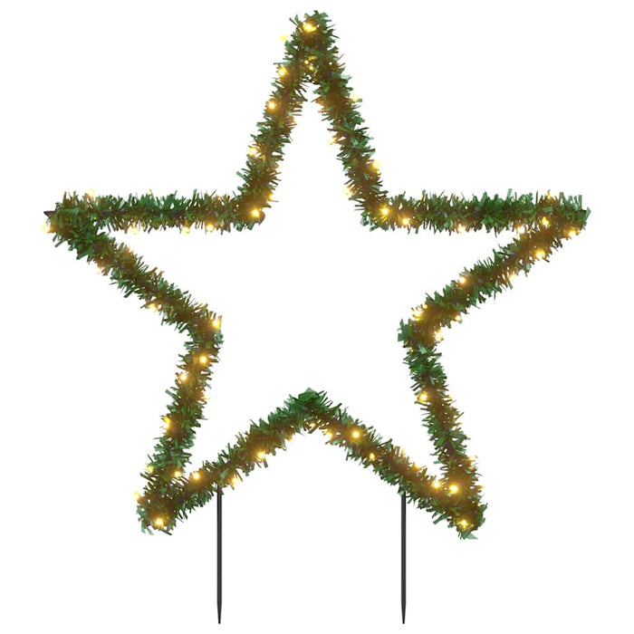 Decorațiune stea cu lumini de Crăciun cu țăruși, 80 LED, 60 cm - WALTI WALTI