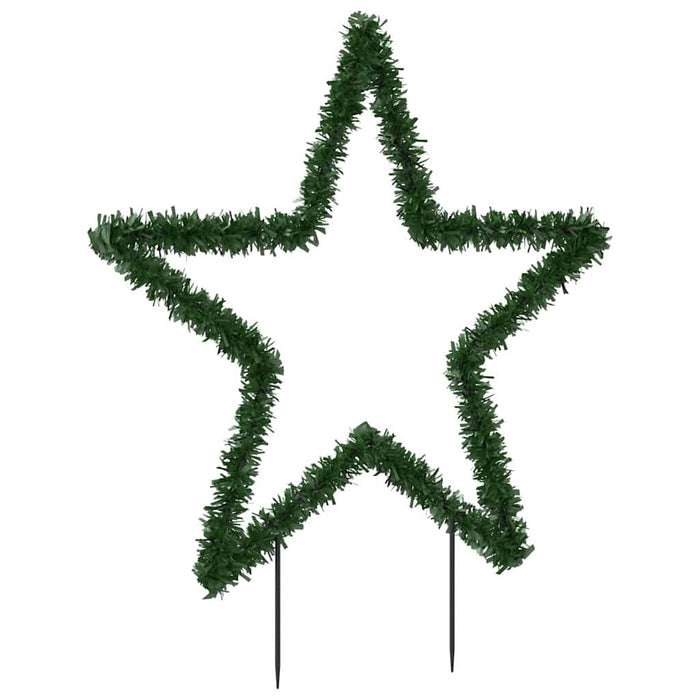 Decorațiune stea cu lumini de Crăciun cu țăruși, 80 LED, 60 cm - WALTI WALTI