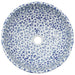 Lavoar de blat, alb și albastru, rotund, Φ41x14 cm, ceramică - WALTI WALTI