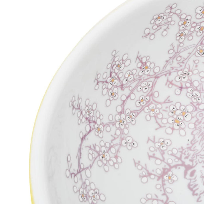 Lavoar de blat, alb și galben, rotund, Φ41x14 cm, ceramică - WALTI WALTI