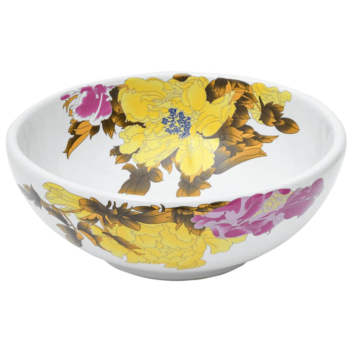 Lavoar de blat, multicolor, rotund, Φ41x14 cm, ceramică - WALTI WALTI