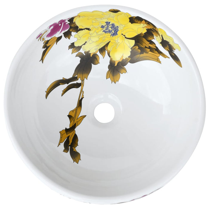 Lavoar de blat, multicolor, rotund, Φ41x14 cm, ceramică - WALTI WALTI
