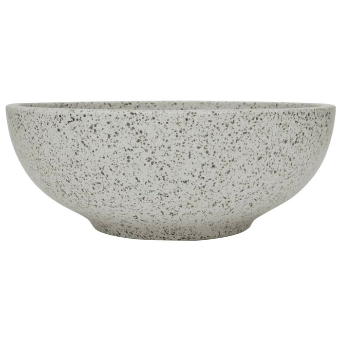 Lavoar de blat, gri, rotund, Φ41x14 cm, ceramică - WALTI WALTI