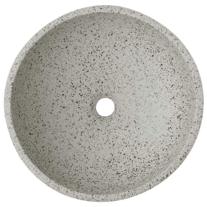 Lavoar de blat, gri, rotund, Φ41x14 cm, ceramică - WALTI WALTI