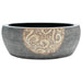 Lavoar de blat, negru și maro, rotund, Φ41x14 cm, ceramică - WALTI WALTI