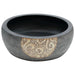Lavoar de blat, negru și maro, rotund, Φ41x14 cm, ceramică - WALTI WALTI
