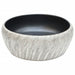 Lavoar de blat, negru și gri, rotund, Φ41x14 cm, ceramică - WALTI WALTI