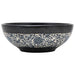 Lavoar de blat, negru și albastru, rotund, Φ41x14 cm, ceramică - WALTI WALTI