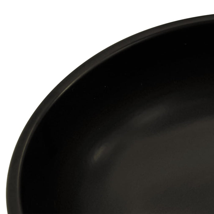 Lavoar de blat, negru și albastru, rotund, Φ41x14 cm, ceramică - WALTI WALTI