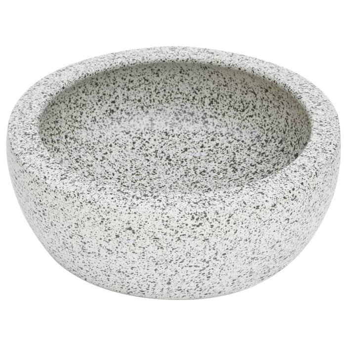 Lavoar de blat, gri, rotund, Φ41x14 cm, ceramică - WALTI WALTI