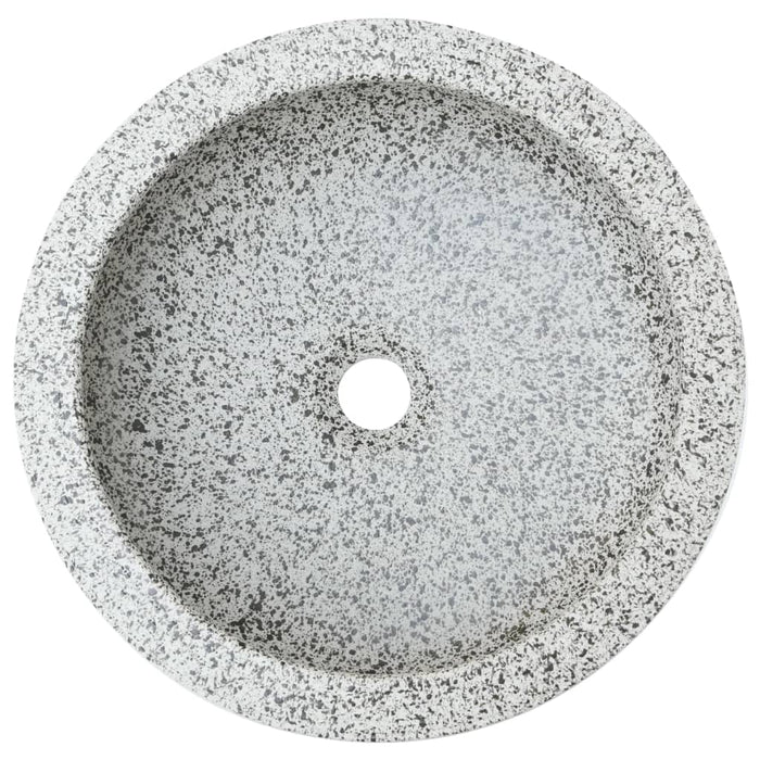 Lavoar de blat, gri, rotund, Φ41x14 cm, ceramică - WALTI WALTI
