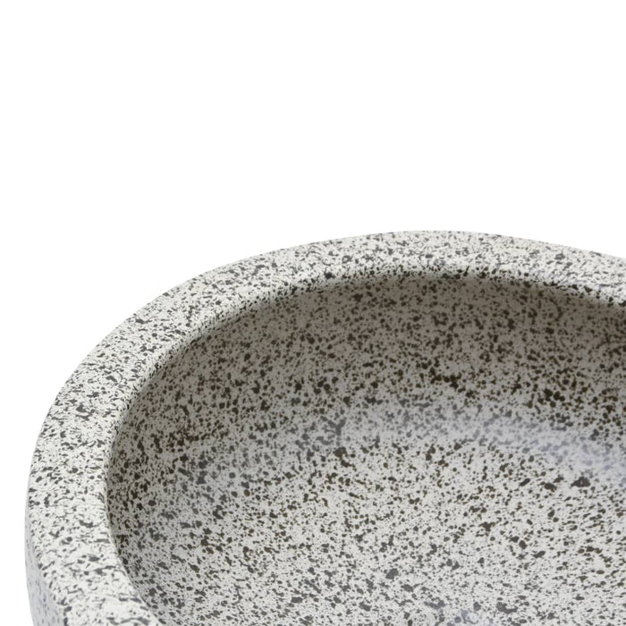 Lavoar de blat, gri, rotund, Φ41x14 cm, ceramică - WALTI WALTI