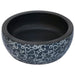 Lavoar de blat, negru și albastru, rotund, Φ41x14 cm, ceramică - WALTI WALTI