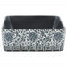 Lavoar de blat negru/albastru 46x35,5x13 cm ceramică dreptunghi - WALTI WALTI