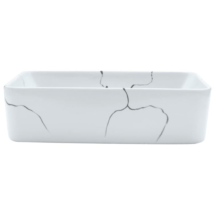 Lavoar de blat, alb, 46x35,5x13 cm, ceramică, dreptunghi - WALTI WALTI