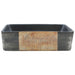Lavoar de blat negru/maro 46x35,5x13 cm, ceramică, dreptunghi - WALTI WALTI