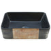 Lavoar de blat negru/maro 46x35,5x13 cm, ceramică, dreptunghi - WALTI WALTI