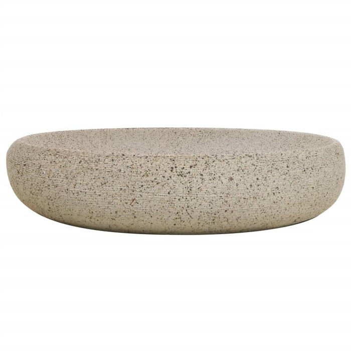 Lavoar de blat, nisipiu, 59x40x15 cm, ceramică, oval - WALTI WALTI