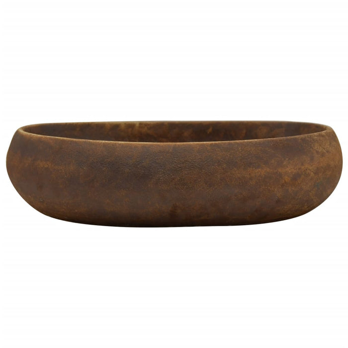 Lavoar de blat, maro, 59x40x15 cm, ceramică, oval - WALTI WALTI