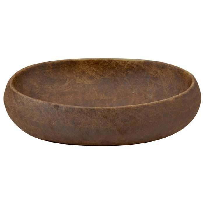 Lavoar de blat, maro, 59x40x15 cm, ceramică, oval - WALTI WALTI