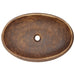 Lavoar de blat, maro, 59x40x15 cm, ceramică, oval - WALTI WALTI