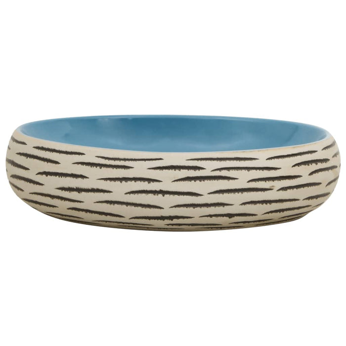 Lavoar de blat, multicolor, 59x40x15 cm, ceramică, oval - WALTI WALTI
