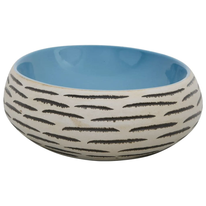 Lavoar de blat, multicolor, 59x40x15 cm, ceramică, oval - WALTI WALTI