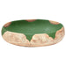 Lavoar de blat, verde și maro, 59x40x15 cm, ceramică, oval - WALTI WALTI