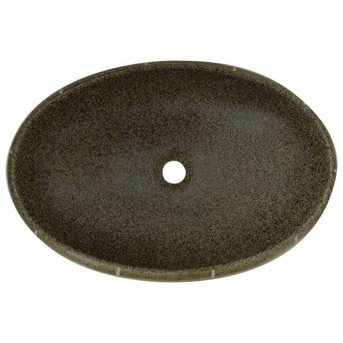 Lavoar de blat, multicolor, 59x40x15 cm, ceramică, oval - WALTI WALTI