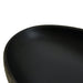Lavoar de blat, gri și negru, 59x40x14 cm, ceramică, oval - WALTI WALTI