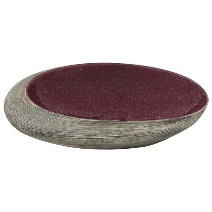 Lavoar de blat, violet și gri, 59x40x14 cm, ceramică, oval - WALTI WALTI